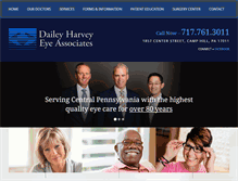 Tablet Screenshot of daileyharveyeye.com